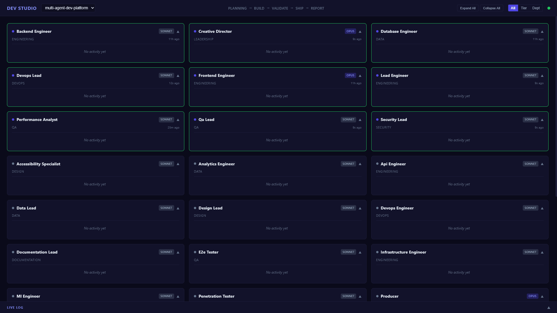 Multi-Agent Dev Platform